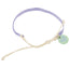 Bracelet Purple Cotton