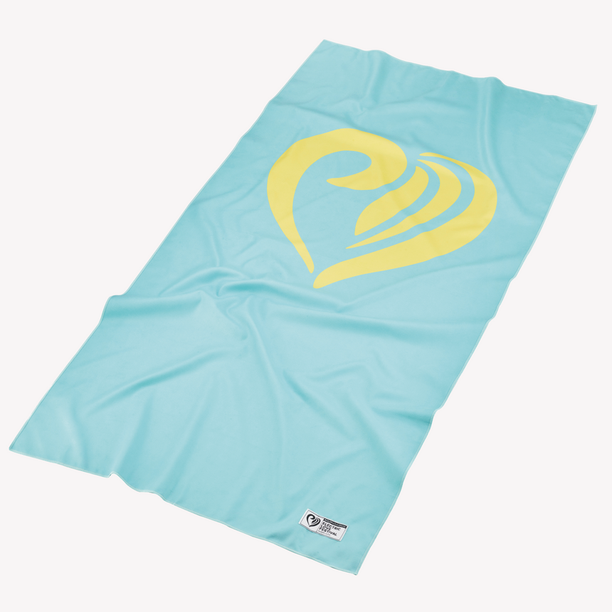 Electric Love Beach Towel Teal