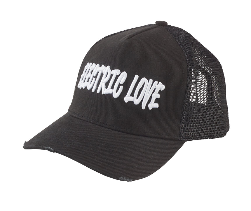 Trucker Cap Black Electric Love