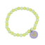 Bracelet Mint-Yellow Pearls