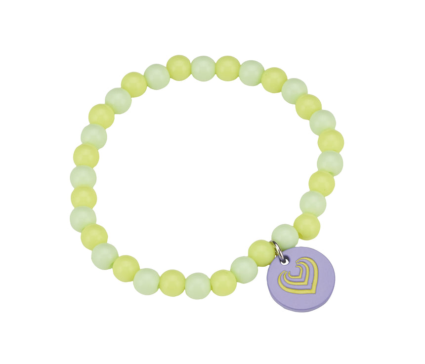 Bracelet Mint-Yellow Pearls