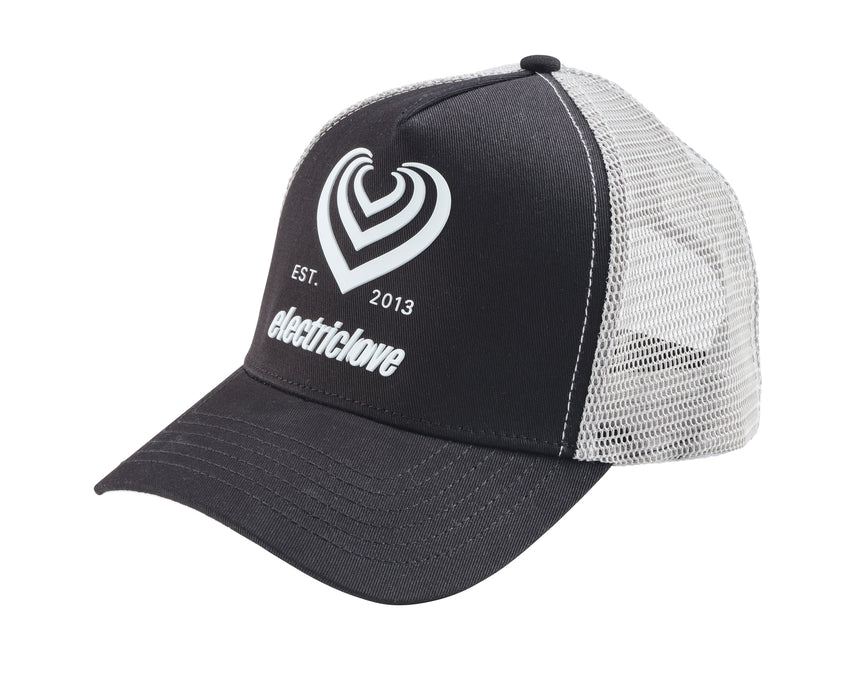 Trucker Cap Black-White