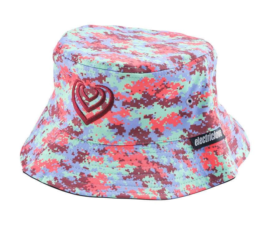 Bucket Hat Camouflage-Black