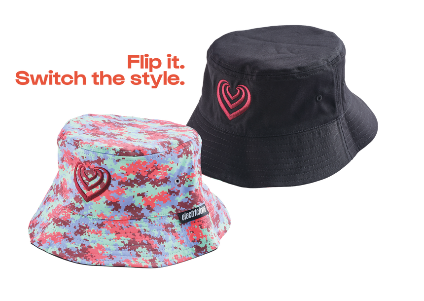 Bucket Hat Camouflage-Black