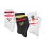 Socks 3-Pack Robot-Black-White