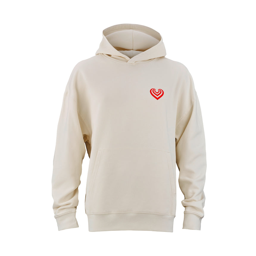 Hoodie Cream White