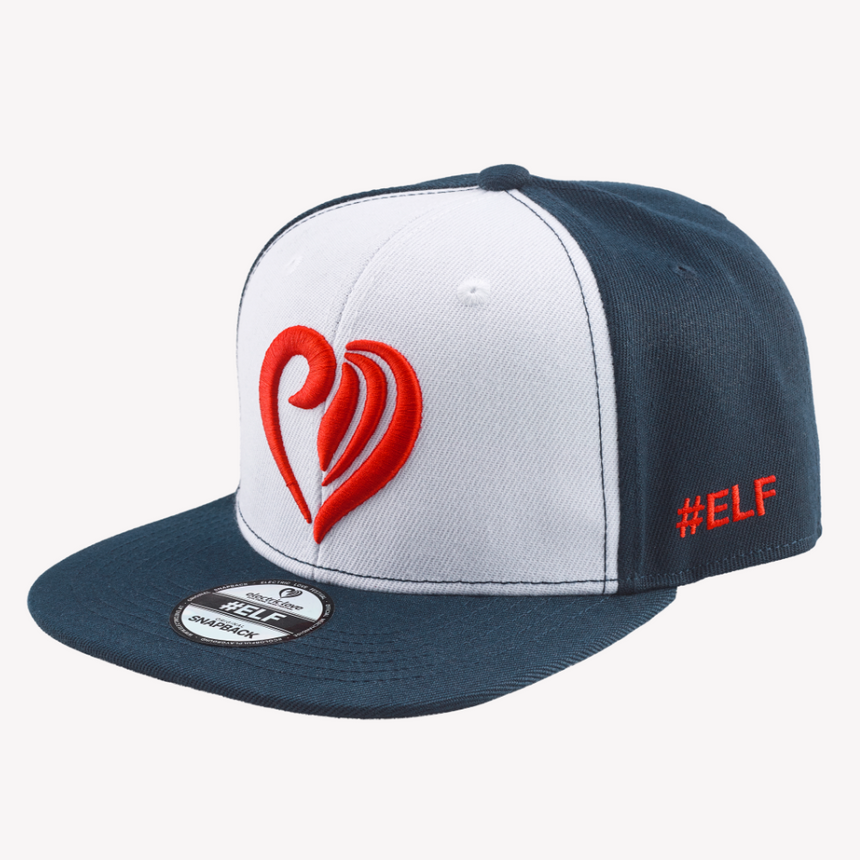 Snapback 3 Colors White Navy Red
